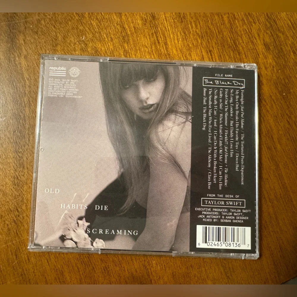 The Tortured Poets Department CD- The Black Dog Variant - Picture 2 of 3